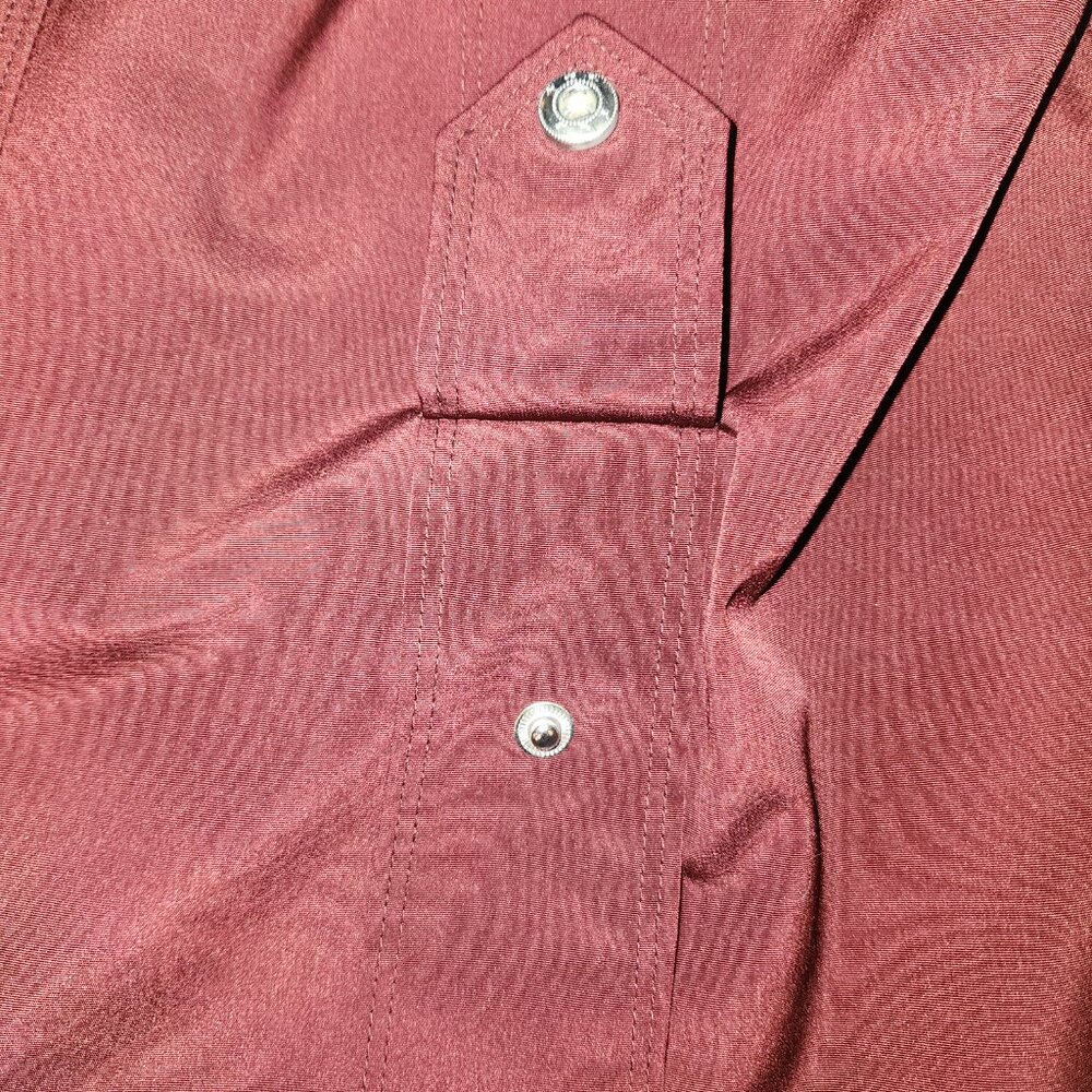 London Fog Trench Coat – Women’s Large – Burgundy / Merlot - Picture 10 of 15